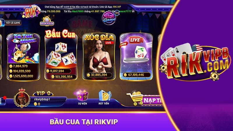 bầu cua tại rikvip
